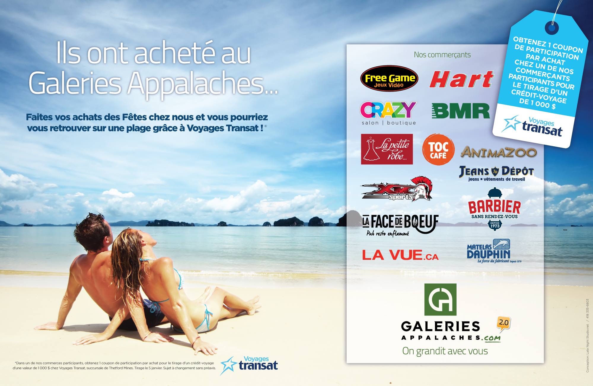 Concours aux Galeries Appalaches